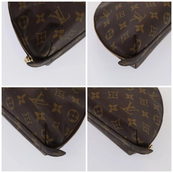 LOUIS VUITTON Monogram Trousse Demi Ronde Cosmetic Pouch - Picture 16 of 16